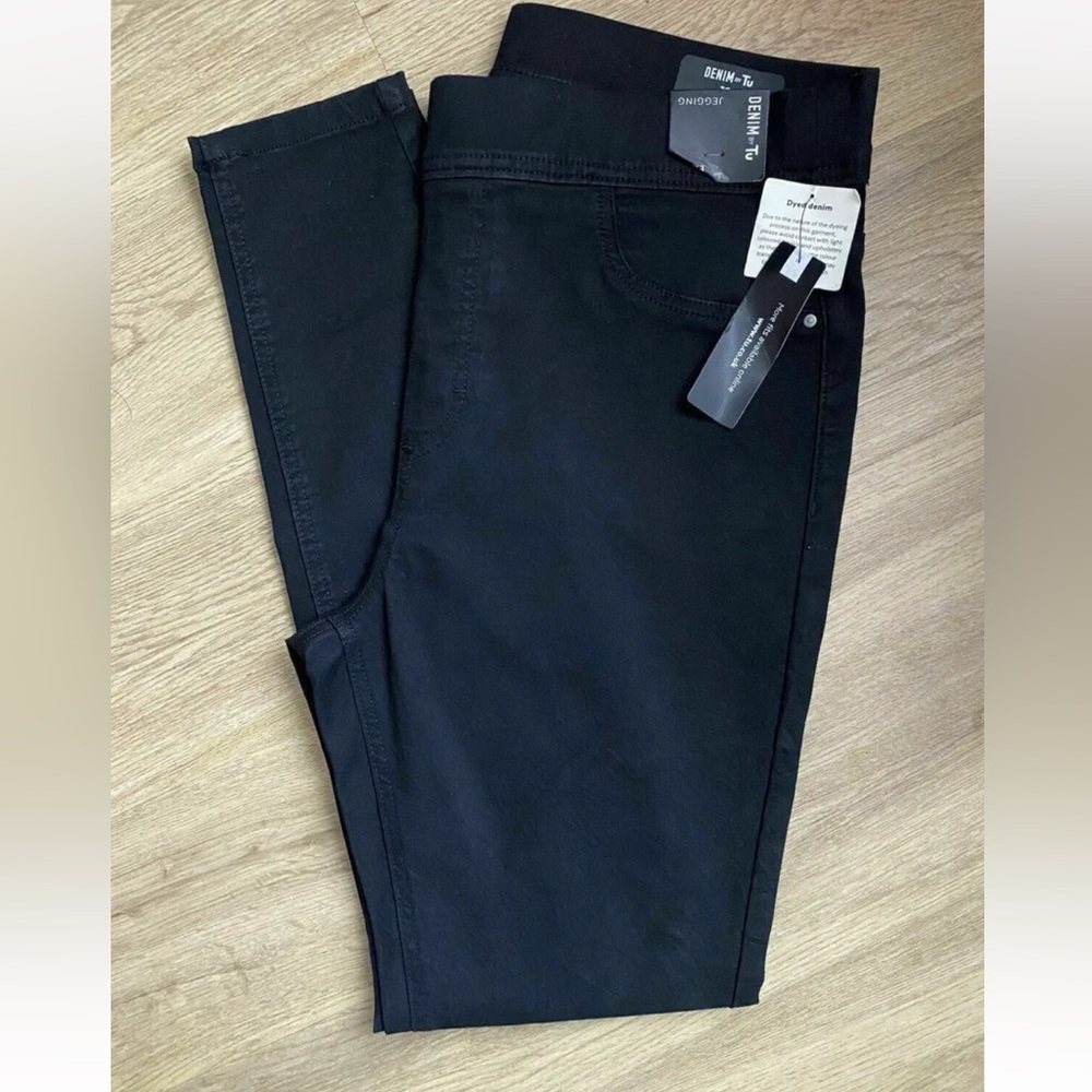 Denim by TU Black Jegging Jeans Skinny High Waisted Sizes: 8 - Picture 1 of 5